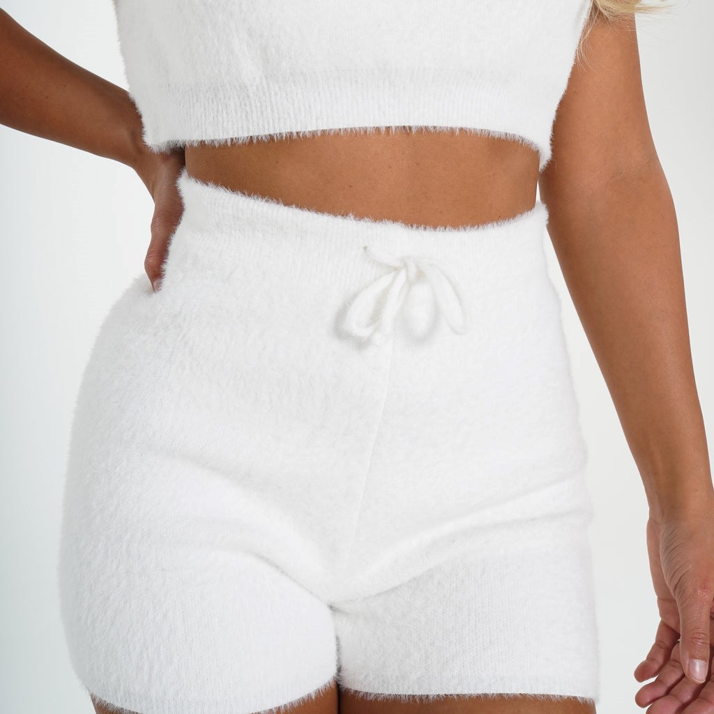 NVGTN Bežná Cutie Lounge Shorts Biele | DXV-149623