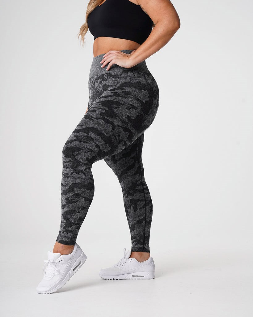 NVGTN Camo Seamless Leggings Čierne | WJA-297806