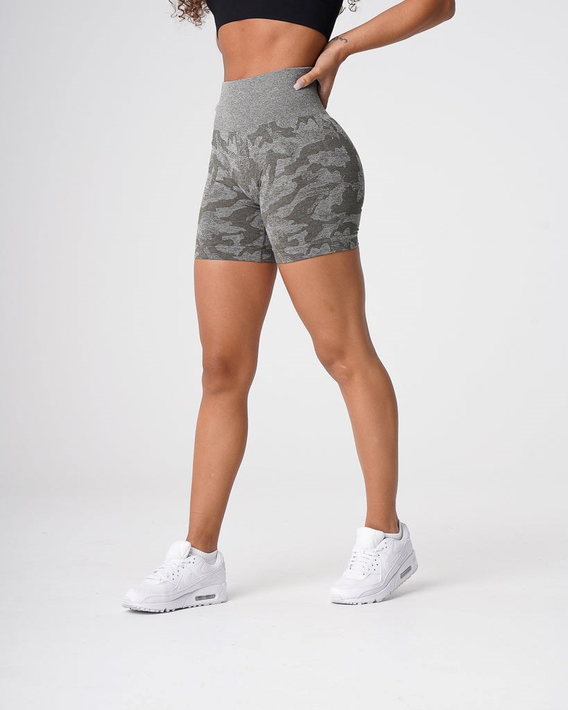 NVGTN Camo Seamless Shorts Hnedožltý Zelene | UJE-169480