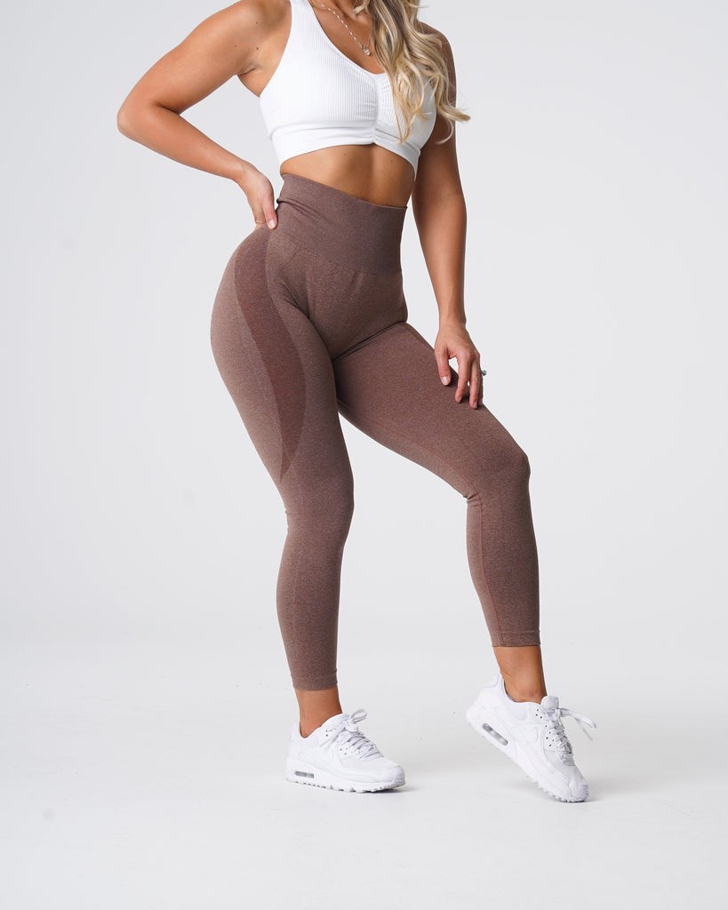 NVGTN Contour Seamless Leggings Cocoa | DQG-410293