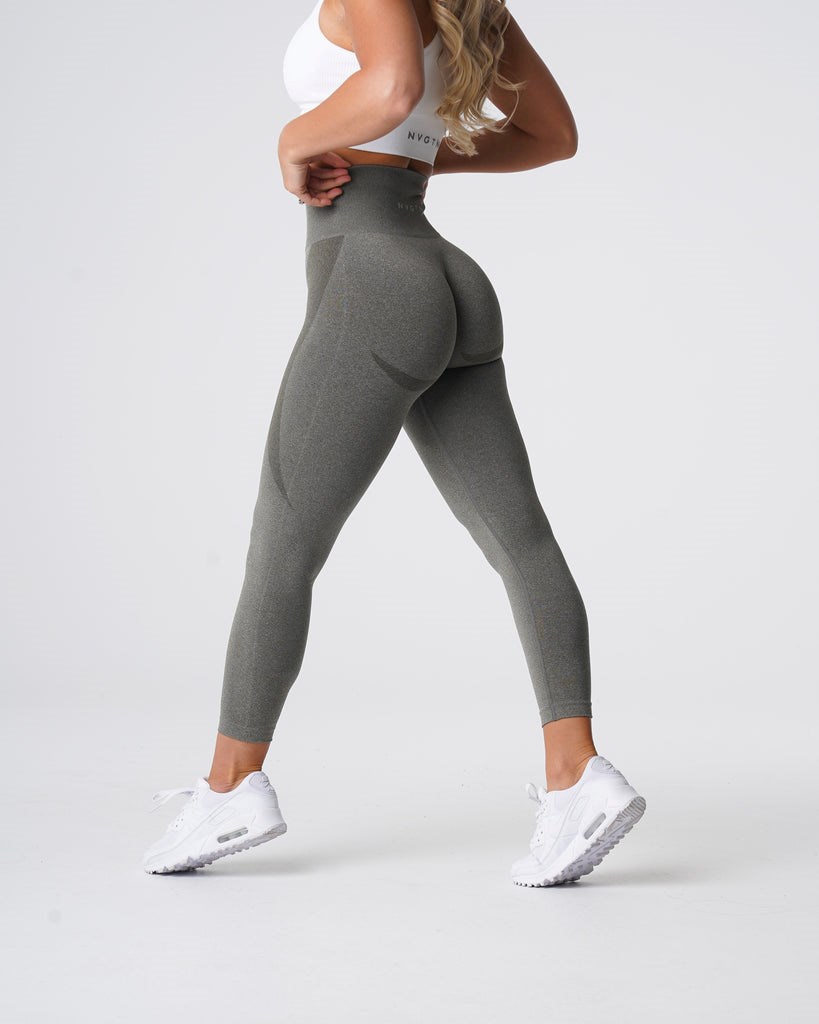 NVGTN Contour Seamless Leggings Hnedožltý Zelene | JCR-320496