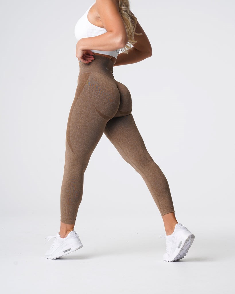 NVGTN Contour Seamless Leggings Mocha | YGK-702896