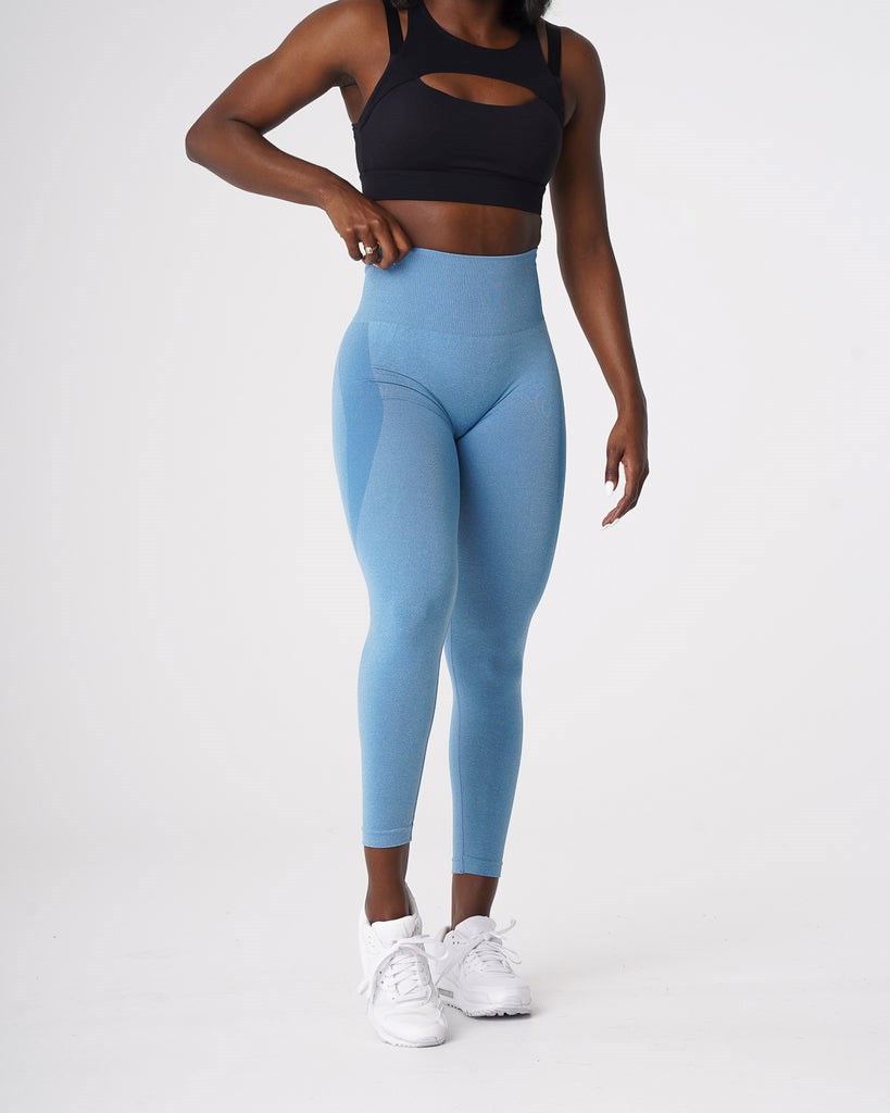 NVGTN Contour Seamless Leggings Modre | ATQ-802563