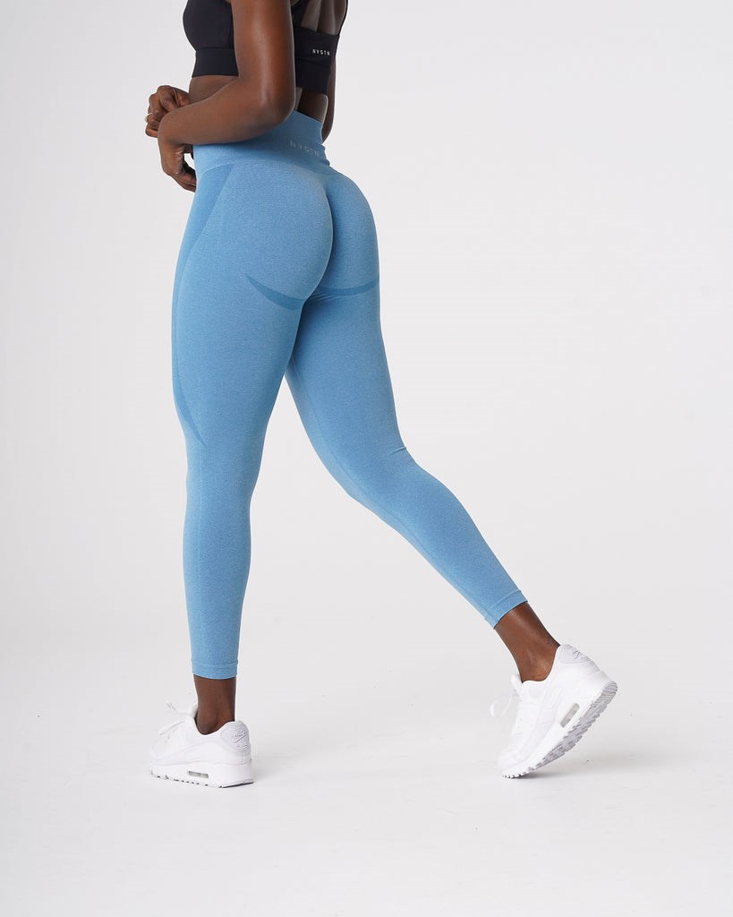 NVGTN Contour Seamless Leggings Modre | ATQ-802563