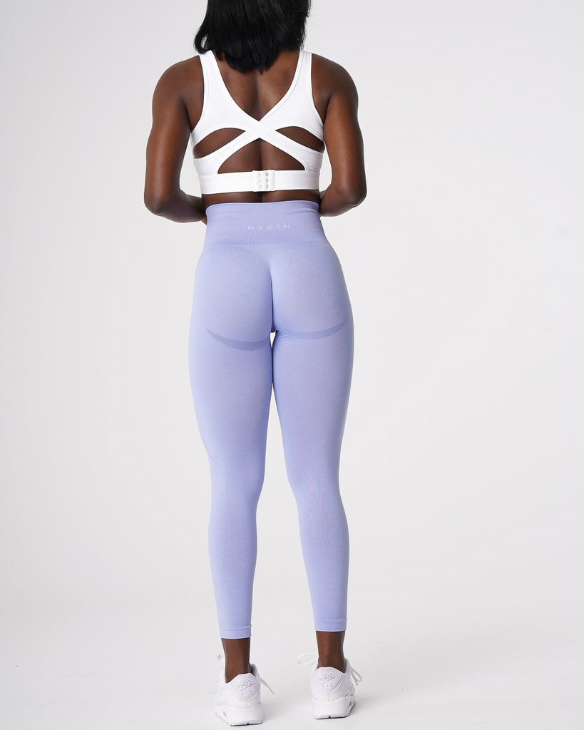 NVGTN Contour Seamless Leggings Periwinkle | ETW-723160