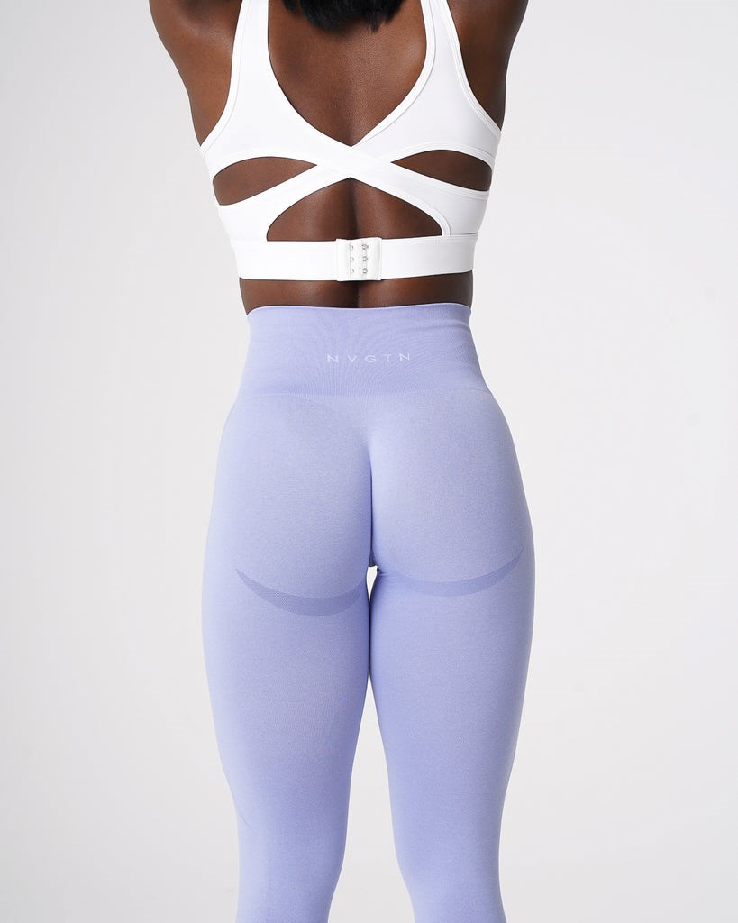 NVGTN Contour Seamless Leggings Periwinkle | ETW-723160