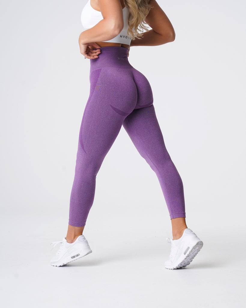 NVGTN Contour Seamless Leggings Violet | MCF-791345