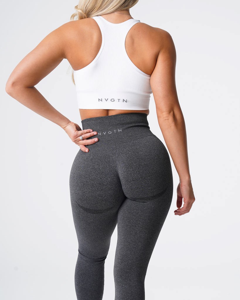 NVGTN Contour Seamless Leggings Čierne | PDR-410783