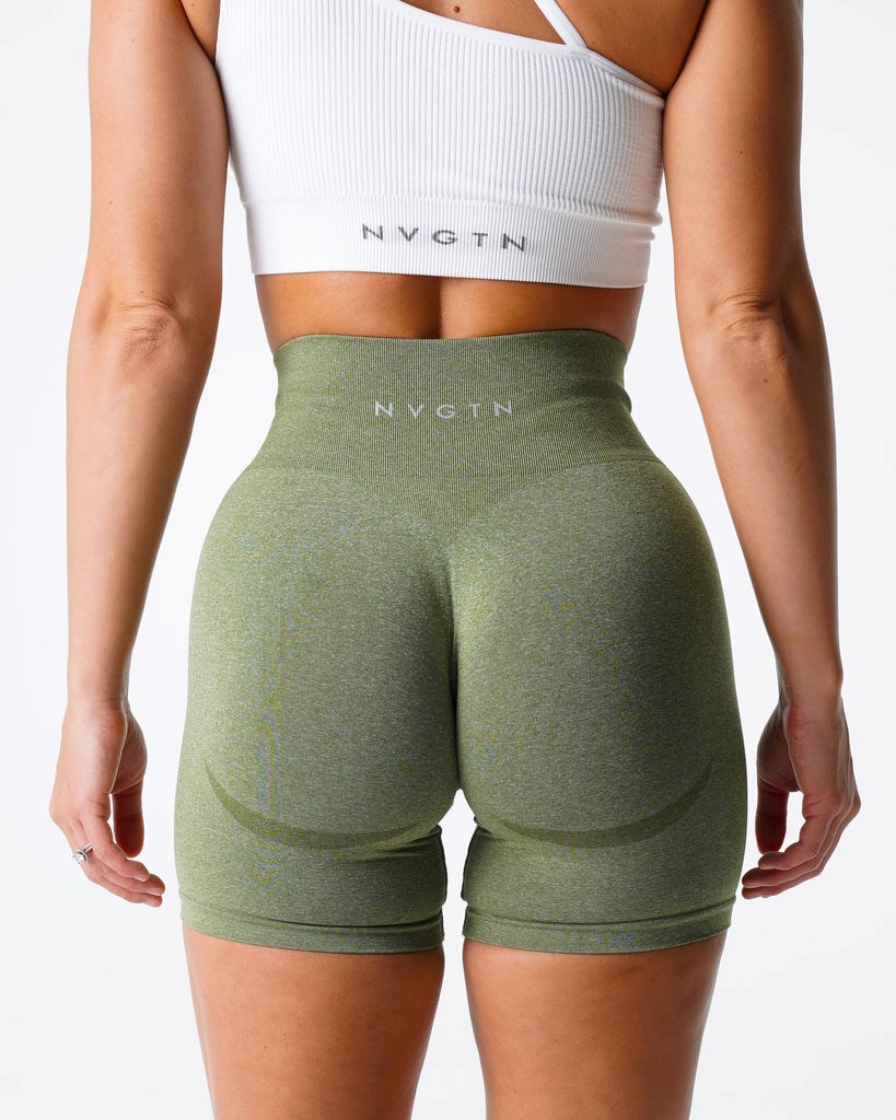 NVGTN Contour Seamless Shorts Meadow | VNY-398254