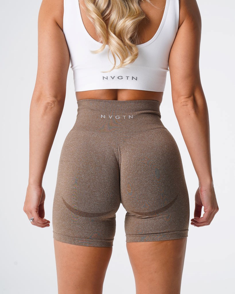 NVGTN Contour Seamless Shorts Mocha | GHI-348120