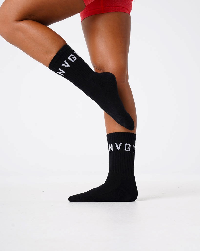 NVGTN Crew Socks Čierne | PJX-275361