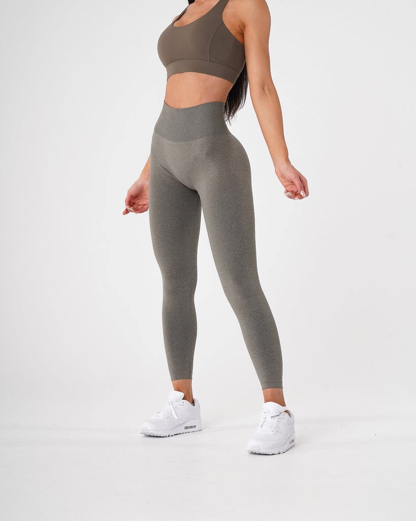 NVGTN Curve Seamless Leggings Hnedožltý Zelene | SGU-645130