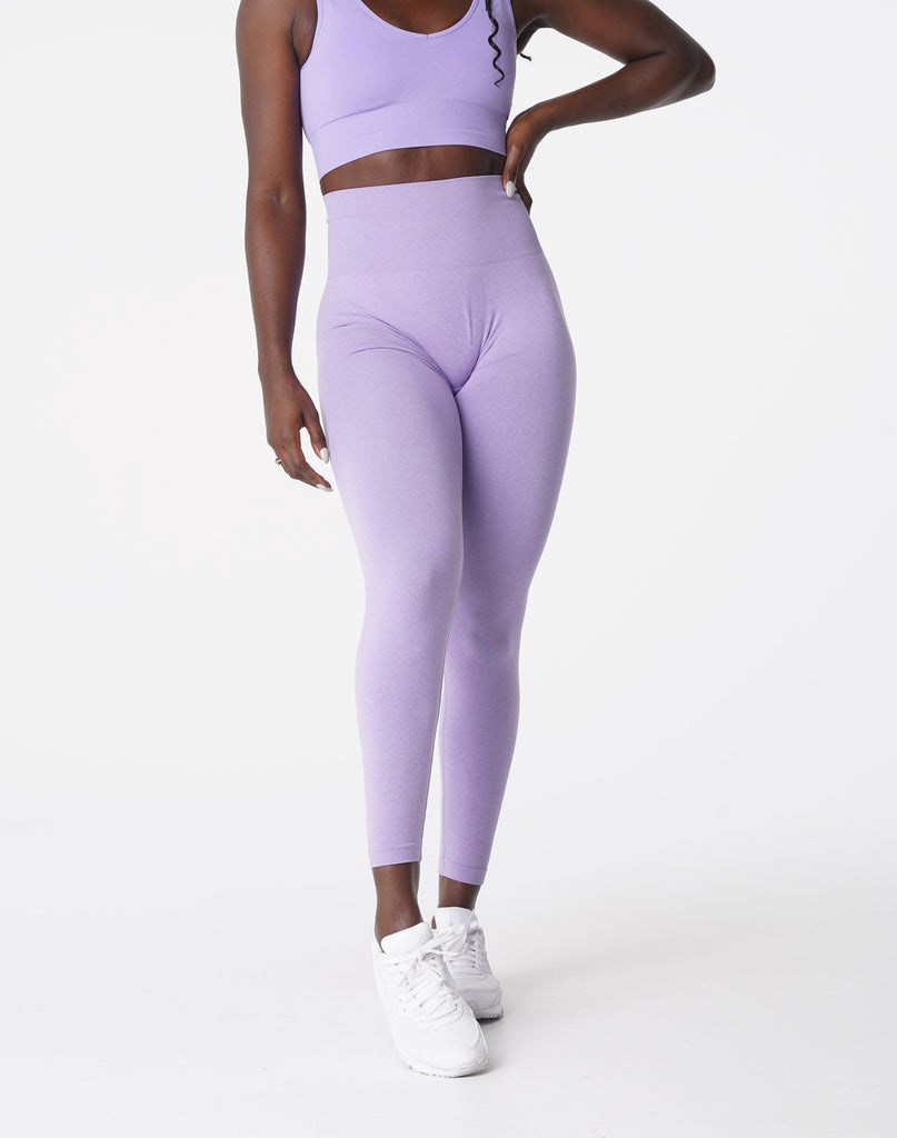 NVGTN Curve Seamless Leggings Lilac | FUS-042973