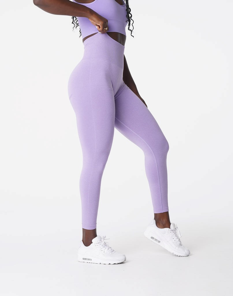 NVGTN Curve Seamless Leggings Lilac | FUS-042973