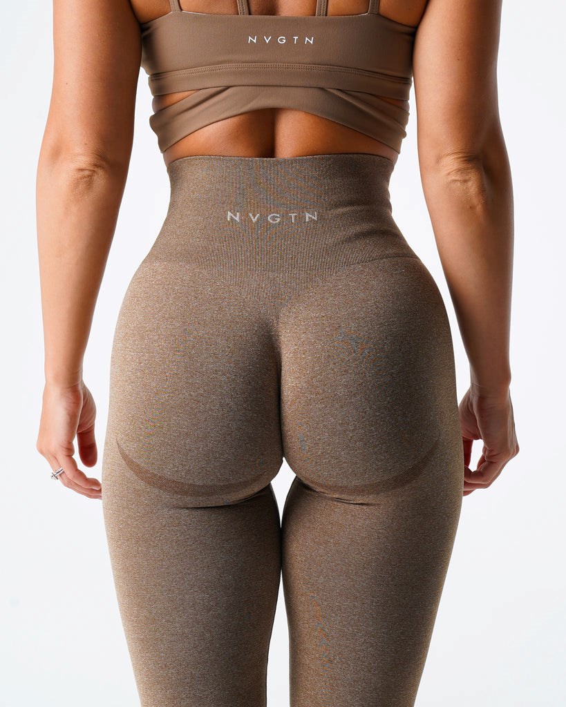 NVGTN Curve Seamless Leggings Mocha | AEF-650783