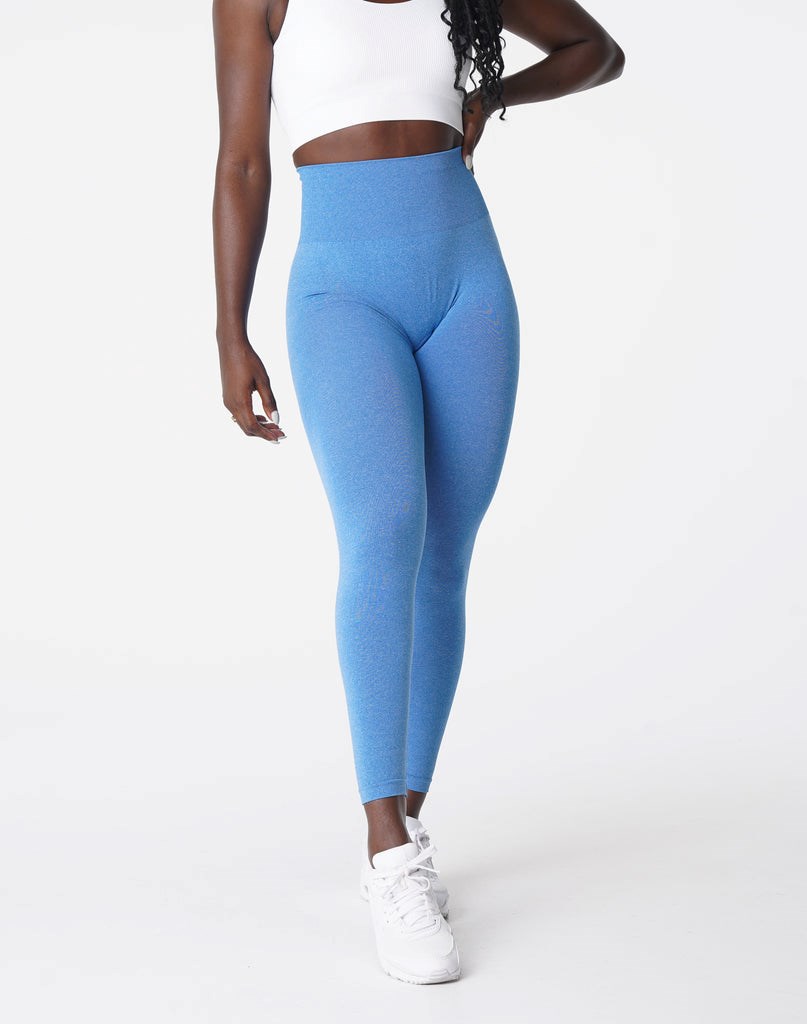 NVGTN Curve Seamless Leggings Modre | LAK-102468