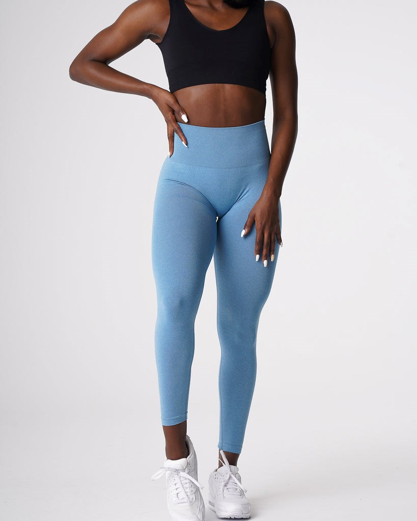 NVGTN Curve Seamless Leggings Modre | UCK-192467