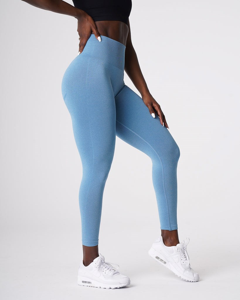 NVGTN Curve Seamless Leggings Modre | UCK-192467