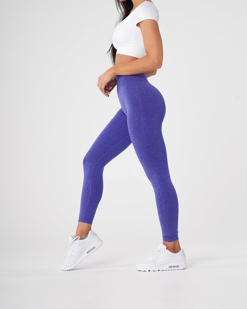 NVGTN Electric Blue NV Seamless Leggings Modre | CKO-830257