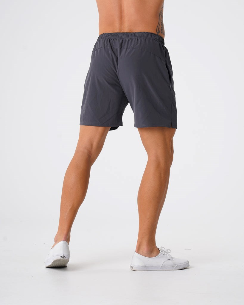 NVGTN Flex Shorts Charcoal | HZW-913805