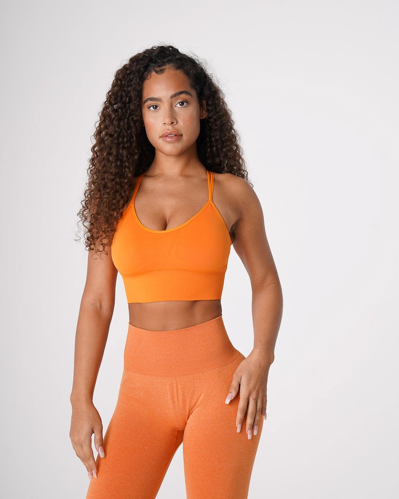 NVGTN Flourish Seamless Bra Clementine | XRK-613579