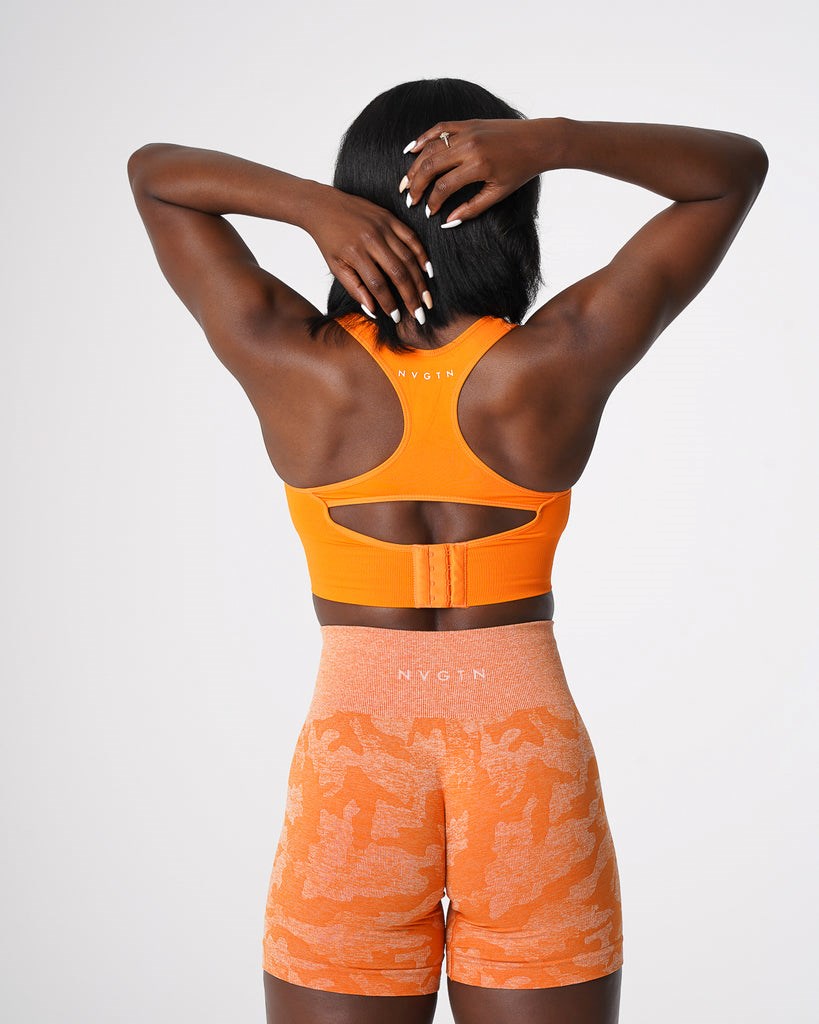 NVGTN Ignite Seamless Bra Tangerine | GCI-508679