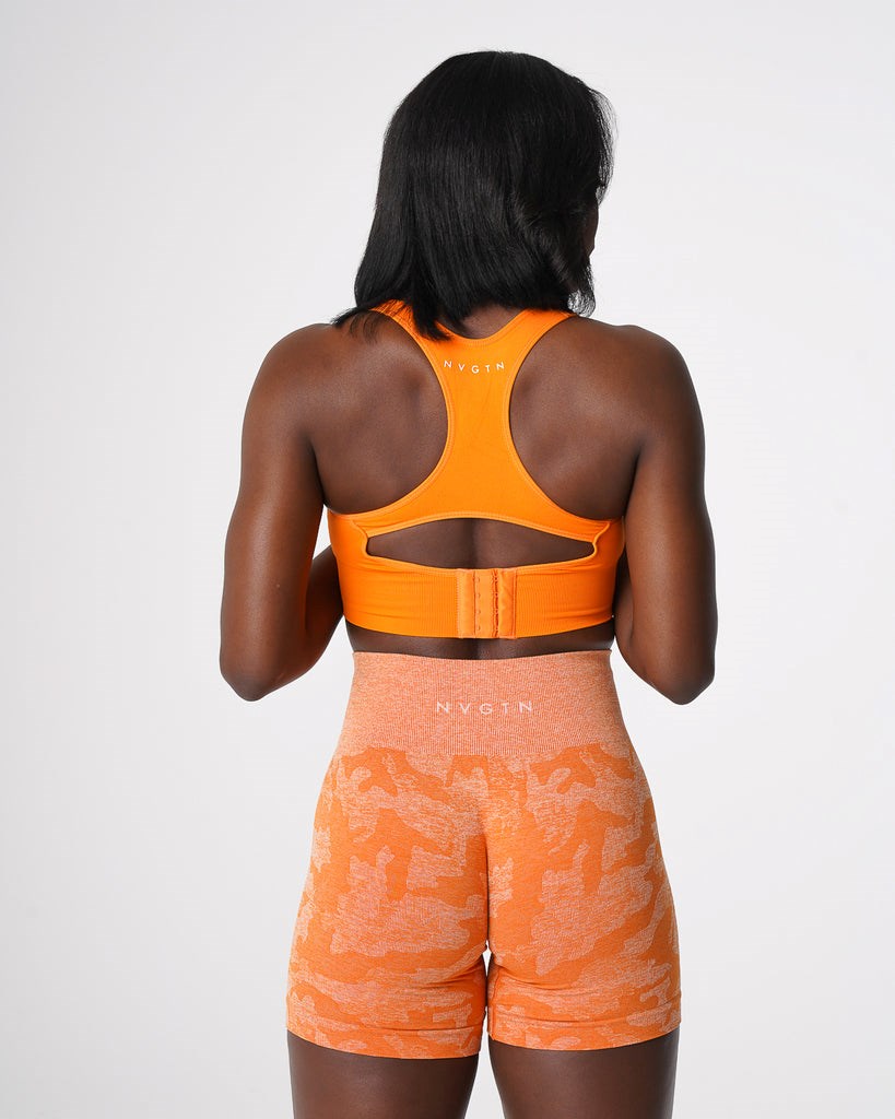 NVGTN Ignite Seamless Bra Tangerine | GCI-508679