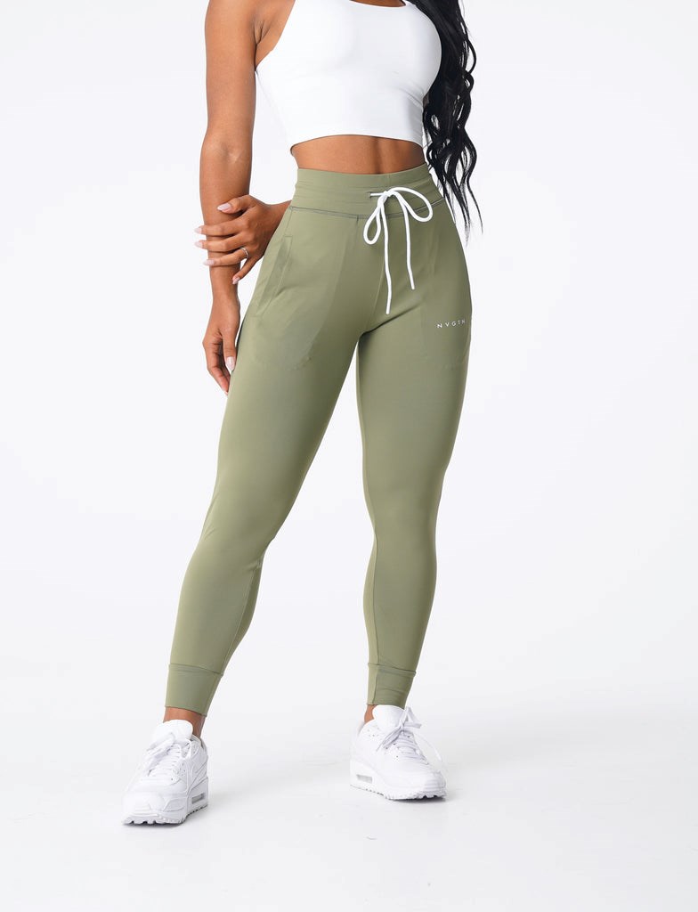 NVGTN Joggers Olivovo Zelená | XGM-581376