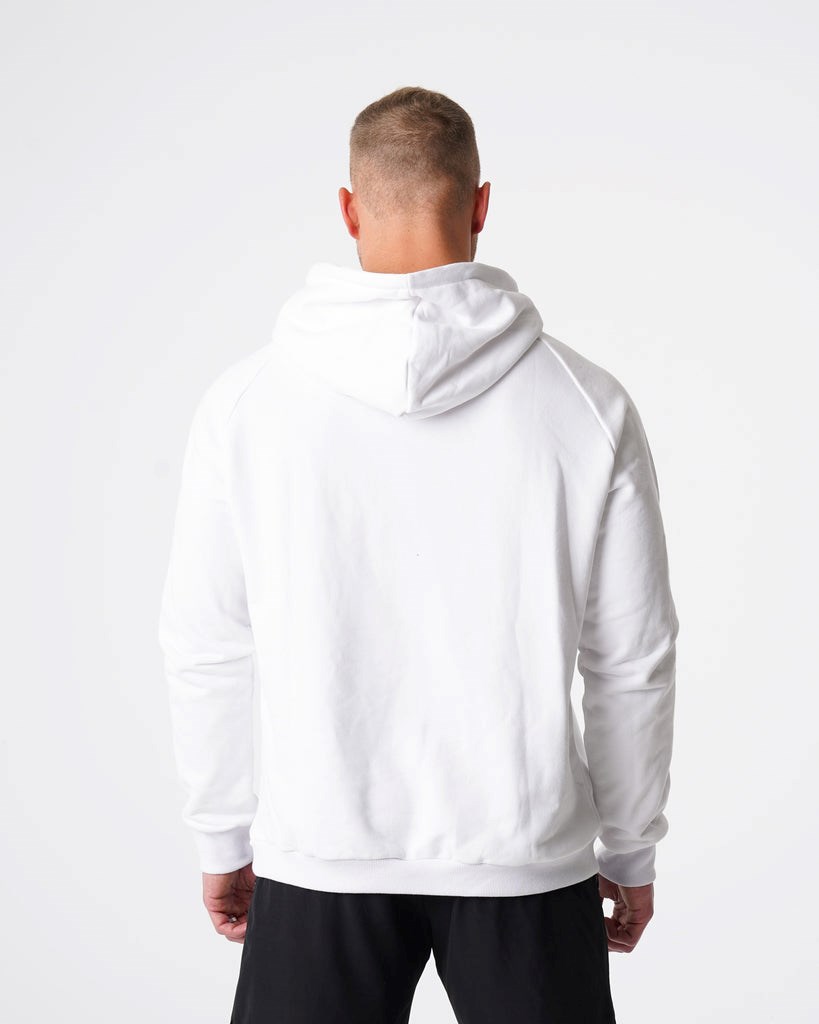 NVGTN Lounge Hoodie Biele | VYM-086439