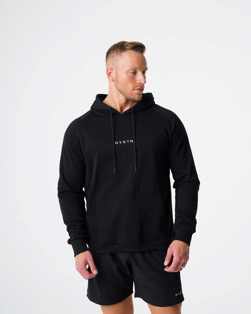 NVGTN Lounge Hoodie Čierne | VCU-025946