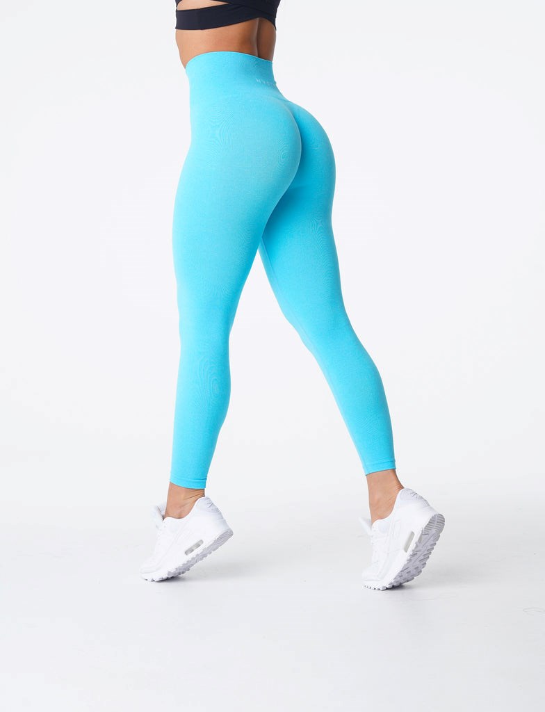 NVGTN NV Seamless Leggings Aqua | MTD-065349