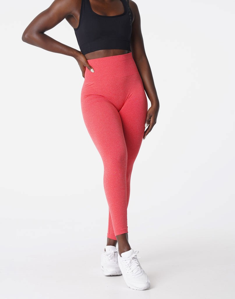 NVGTN NV Seamless Leggings Candy Apple | HMA-573021