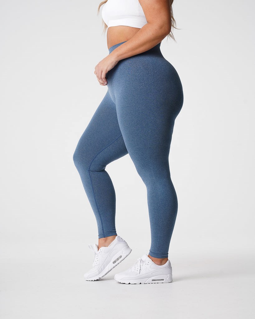 NVGTN NV Seamless Leggings Modre | MVW-795306