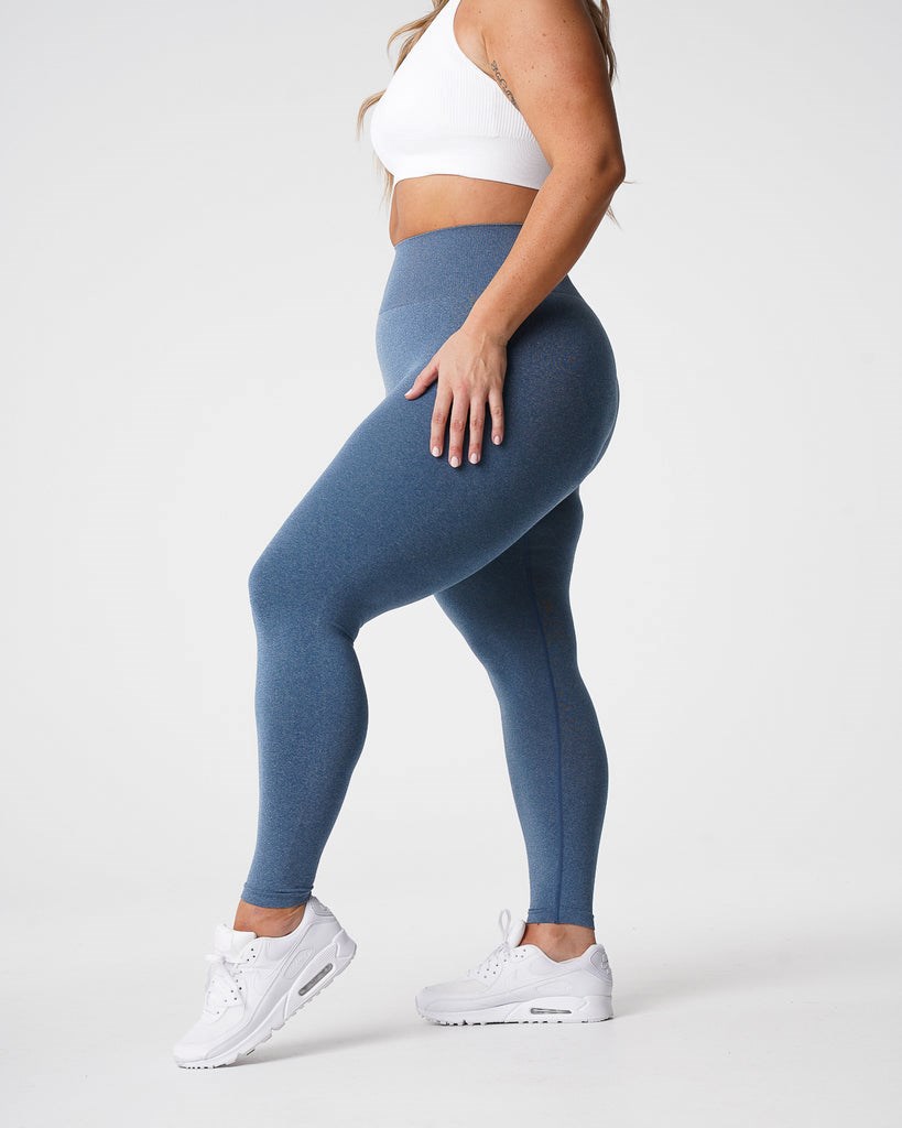 NVGTN NV Seamless Leggings Modre | MVW-795306