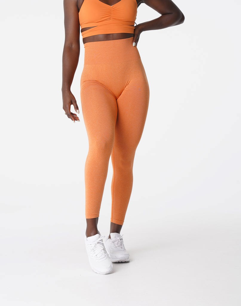 NVGTN NV Seamless Leggings Oranžové | HJV-906324