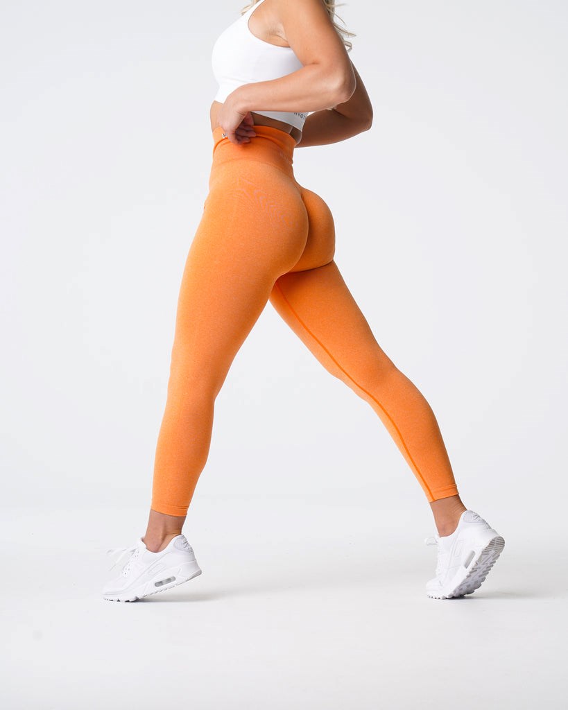 NVGTN NV Seamless Leggings Oranžové | UYT-169782