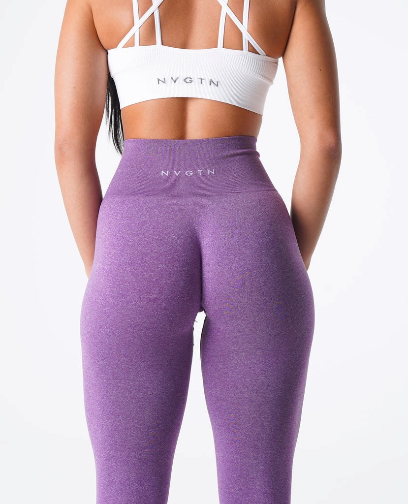 NVGTN NV Seamless Leggings Violet | DCY-204358