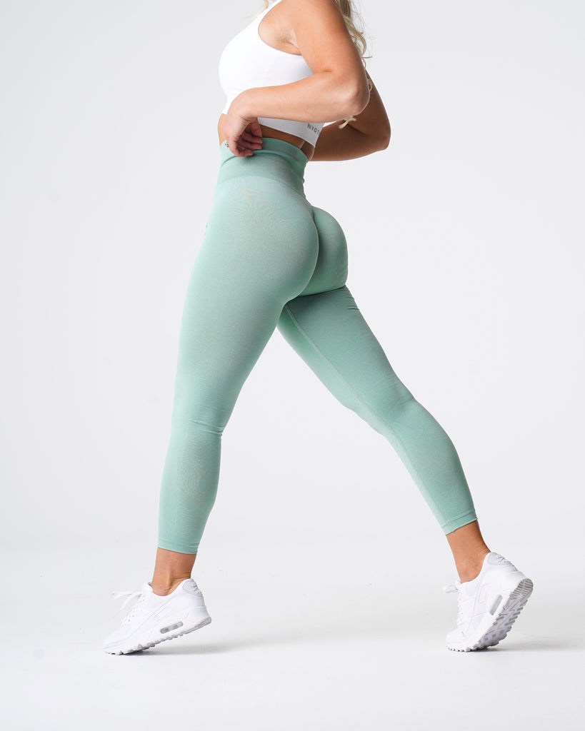 NVGTN NV Seamless Leggings Zelene | MSX-720618