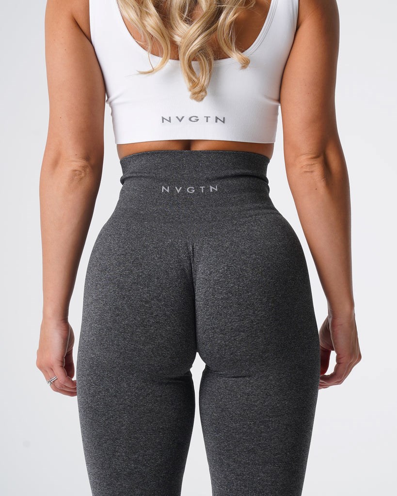 NVGTN NV Seamless Leggings Čierne | OFC-189074