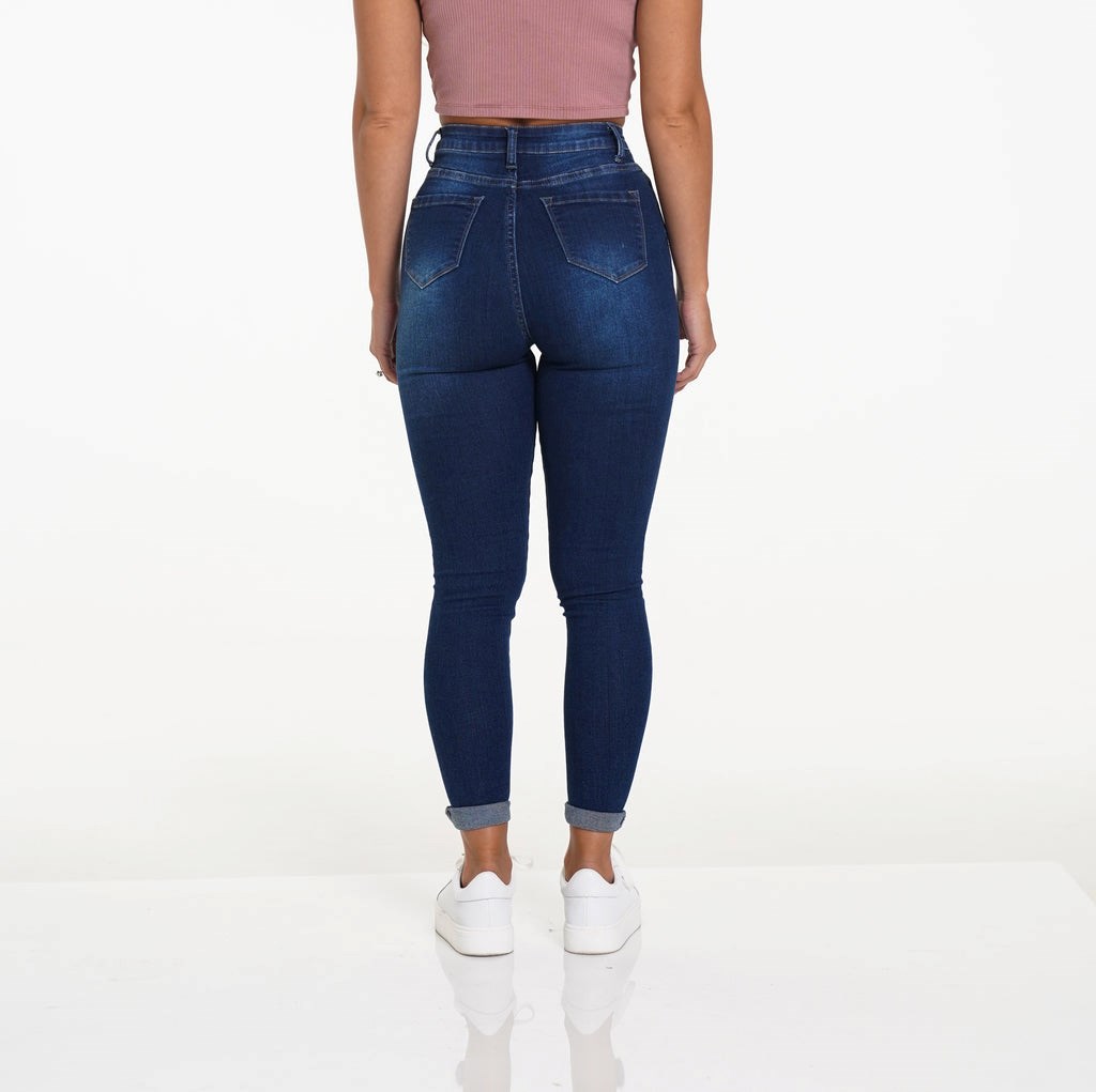 NVGTN Navishape Jeans Tmavo Modre Svetlomodrá | FTU-725918