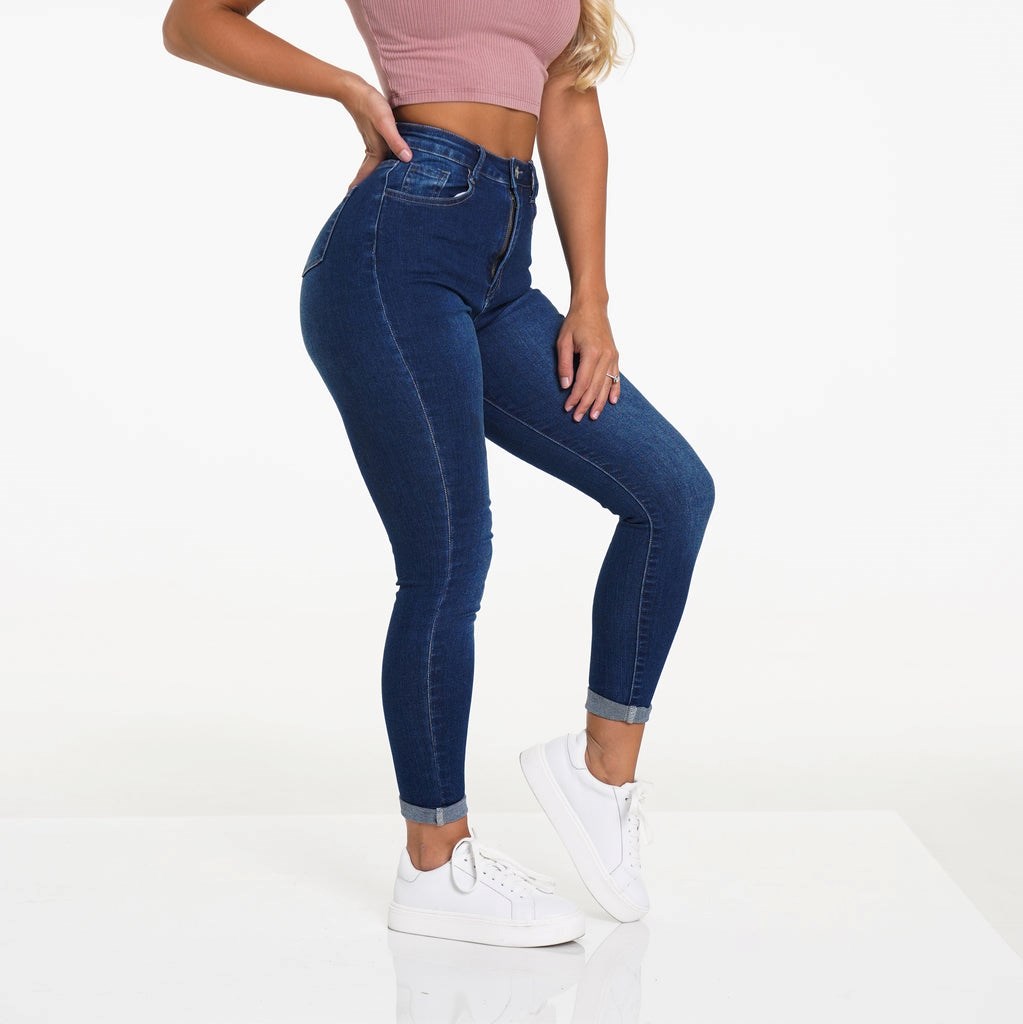 NVGTN Navishape Jeans Tmavo Modre Svetlomodrá | FTU-725918