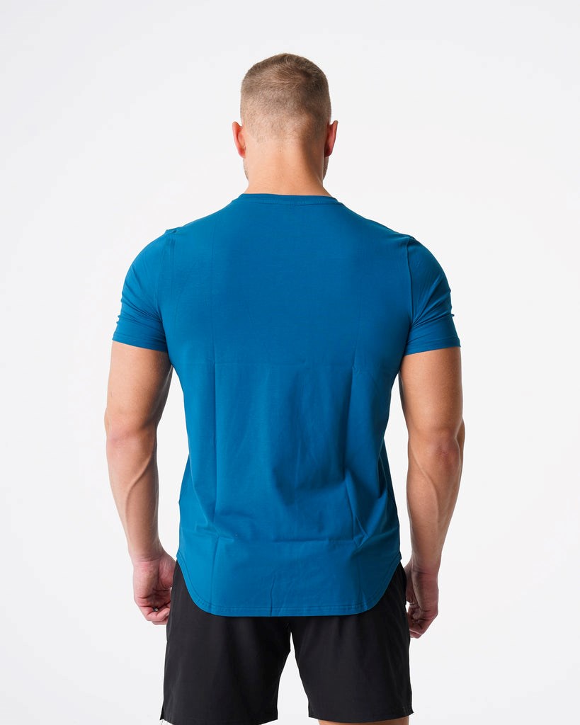 NVGTN Pulse Fitted Tee Modre | CAX-185327