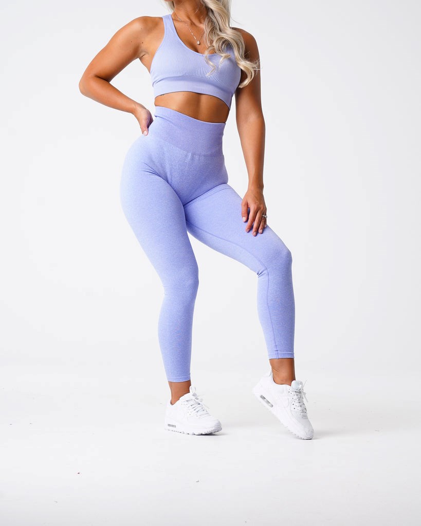 NVGTN Scrunch Seamless Leggings Periwinkle | RSM-630975