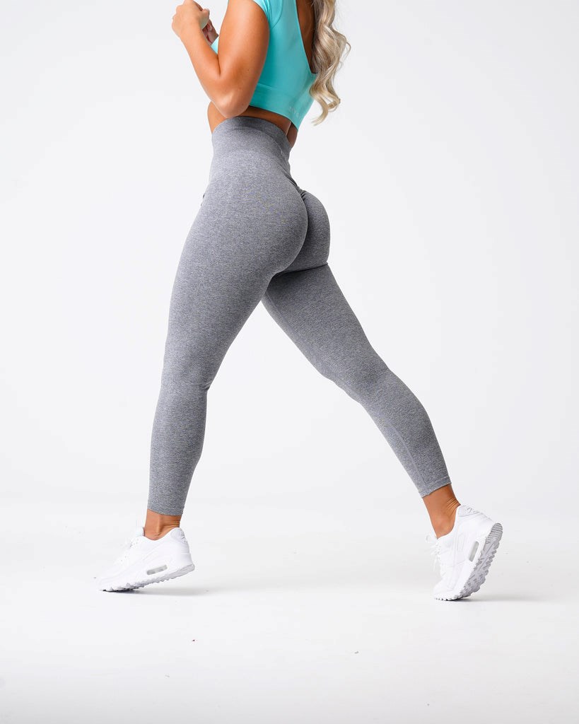 NVGTN Scrunch Seamless Leggings Siva | SRY-083412