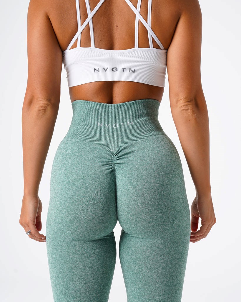 NVGTN Scrunch Seamless Leggings Zelene | RVH-953078