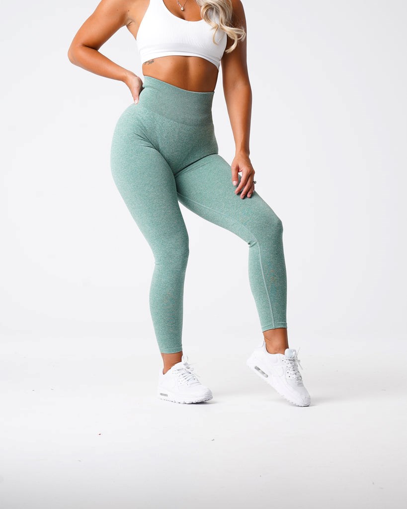 NVGTN Scrunch Seamless Leggings Zelene | RVH-953078