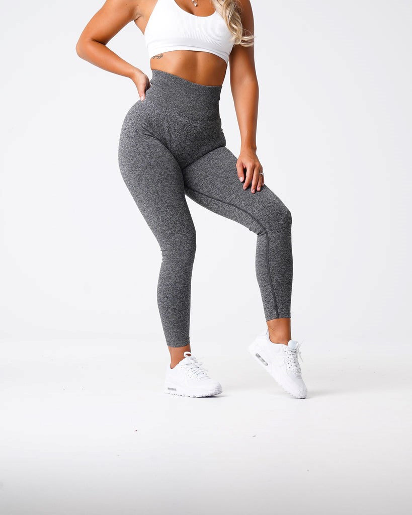 NVGTN Scrunch Seamless Leggings Čierne | FKP-546082