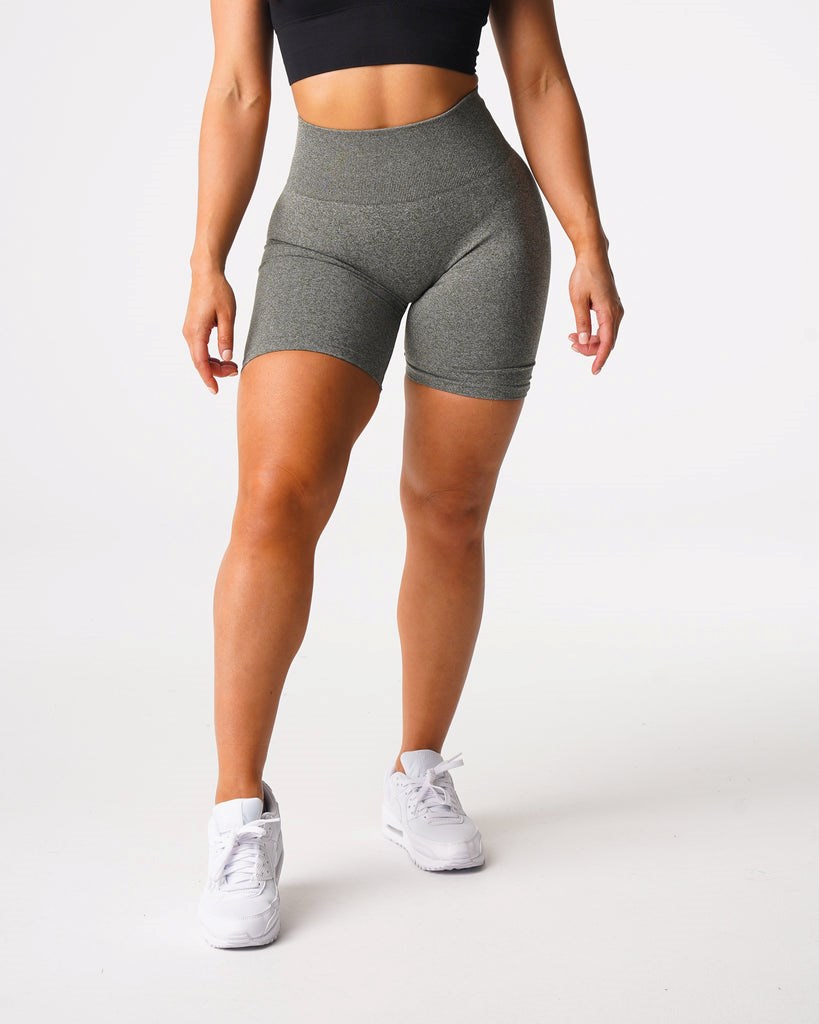 NVGTN Scrunch Seamless Shorts Hnedožltý Zelene | CAU-021468