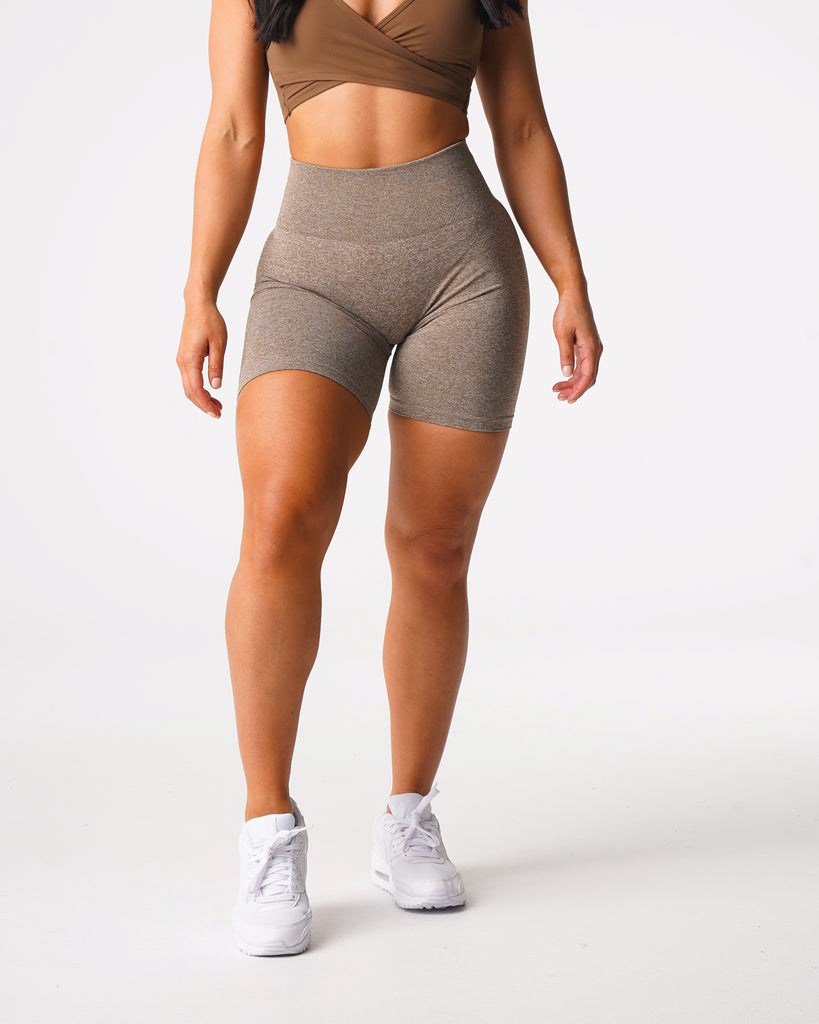 NVGTN Scrunch Seamless Shorts Mocha | KRN-235481