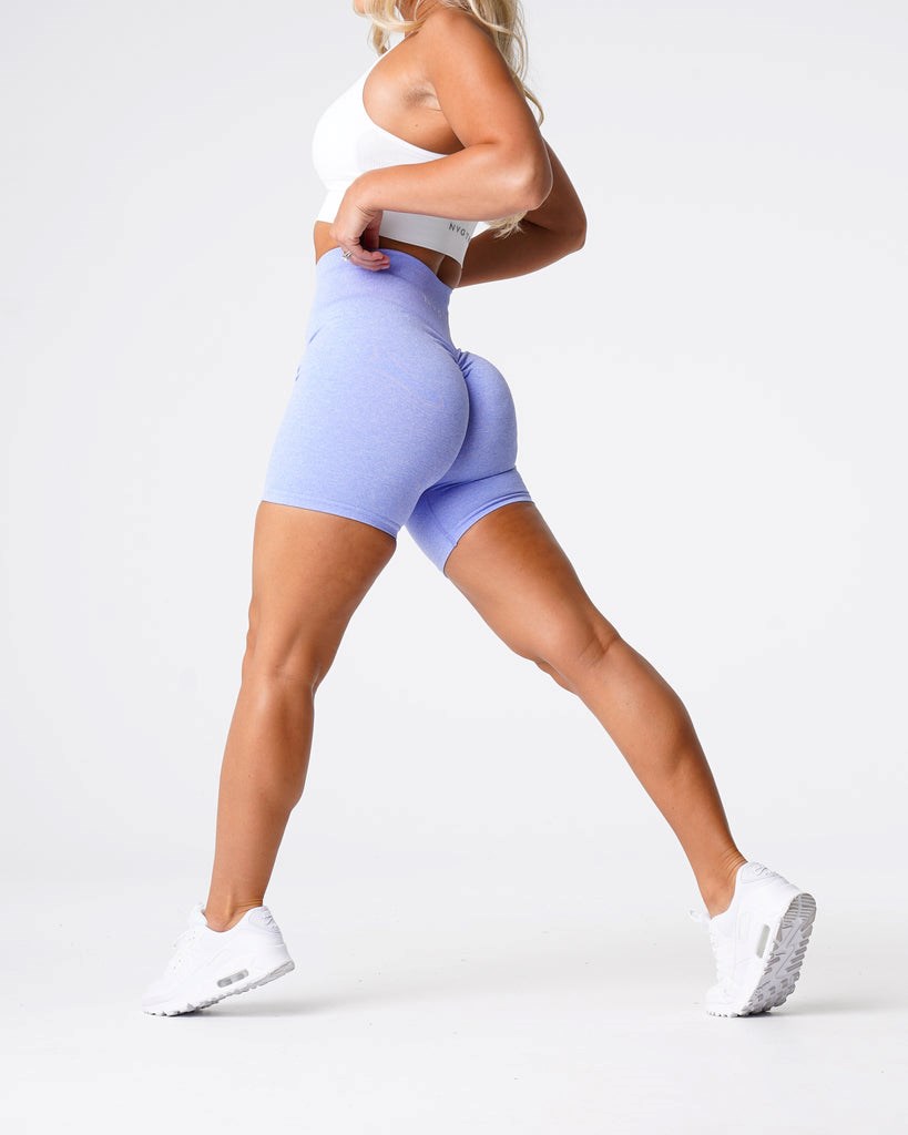 NVGTN Scrunch Seamless Shorts Periwinkle | CVT-134092